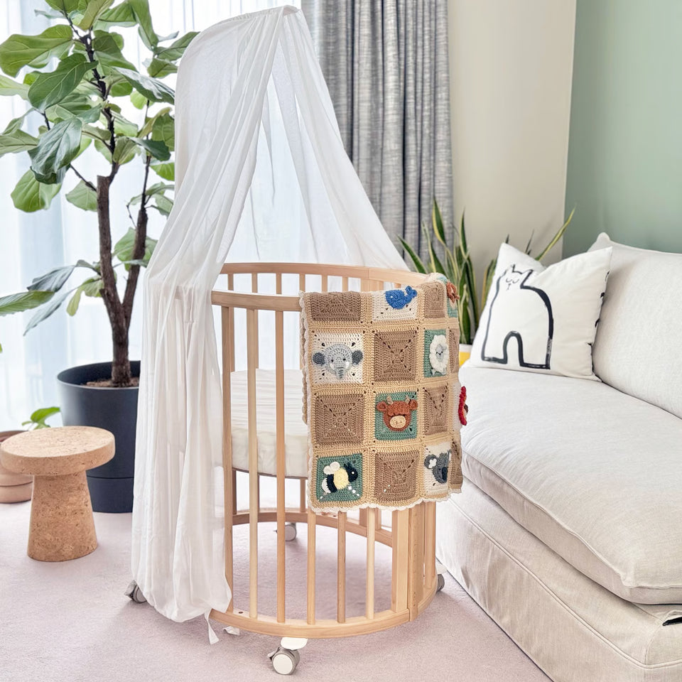 Animal Granny Square Patterns (bundle of 24, incl. video)